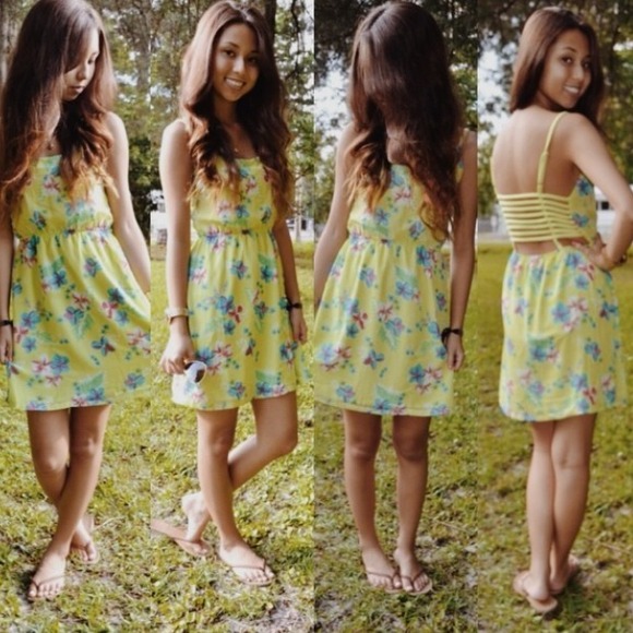 Floral backless sundress - Picture 4 of 4