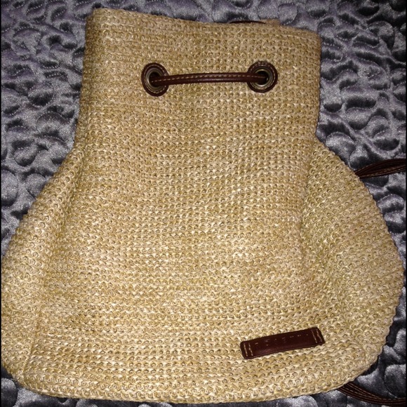 Grass weave Rosetti bag