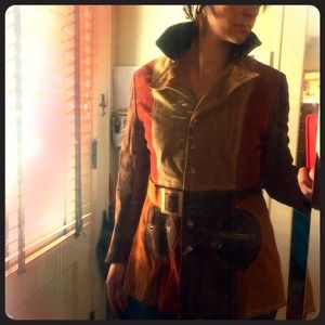 Truly Vintage Suede Patchwork Jacket