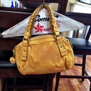Fossil mustard yellow purse.