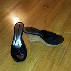 Bongo Black Cork Sandels