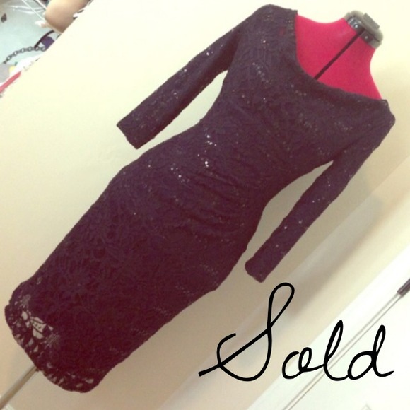 Ralph Lauren Dresses & Skirts - ✂Navy Lace Ralph Lauren Cocktail Dress