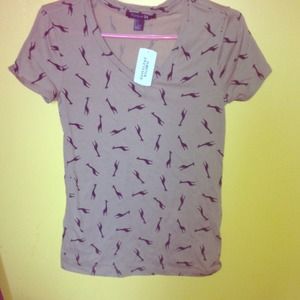 New!! Brown and black giraffe top