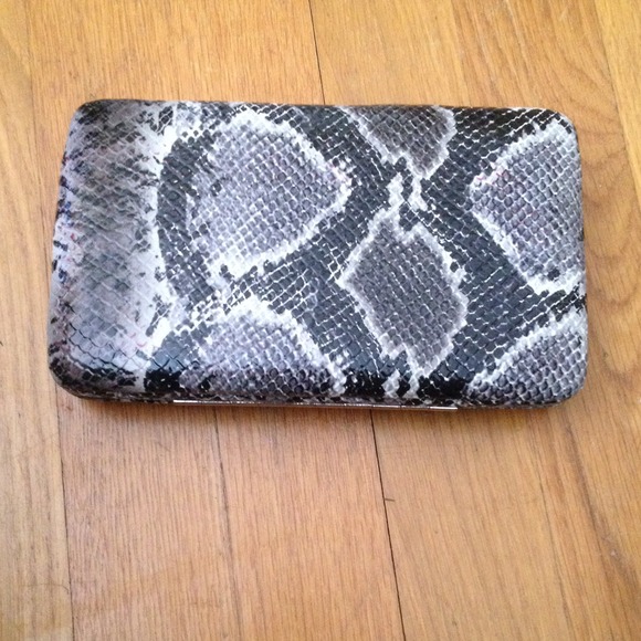 snake skin clutch!