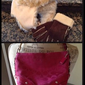 Bundle for Coach bag and Warm Weather gear