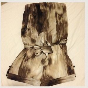 BNWOT Dark Light Brown Romper