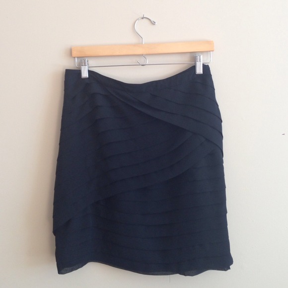 black layered skirt 🌌