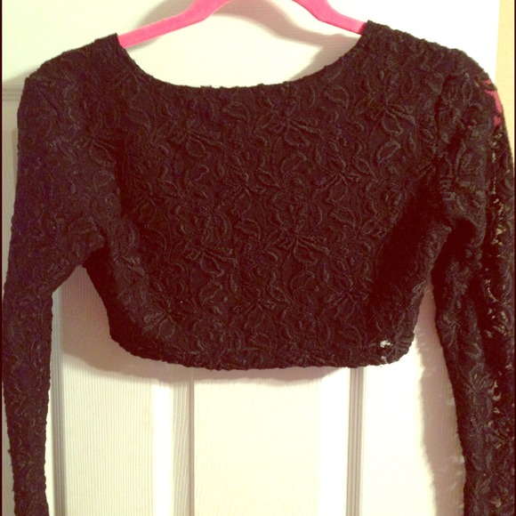 Lace crop top
