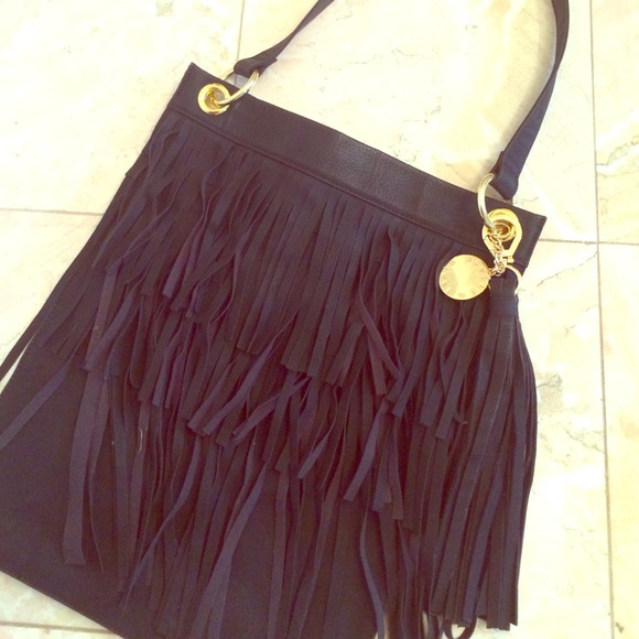 Stella & Jamie leather fringe bag
