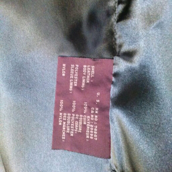 Mens Marc New York Grey distressed leather jacket - Picture 4 of 4