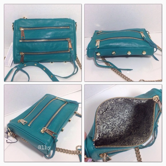 ❌SOLD❌Rebecca Minkoff 5-Zip Mini MAC - Azure - Picture 3 of 4