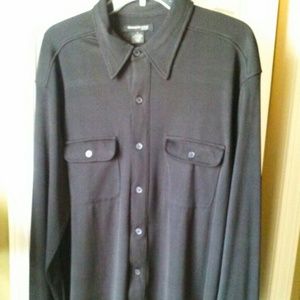 Mens Kenneth Cole black long sleeved shirt