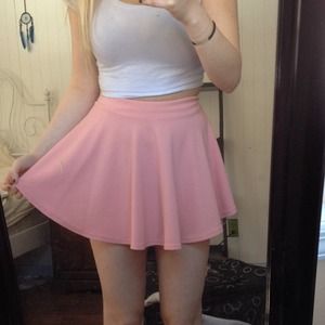 Flirty pink skirt