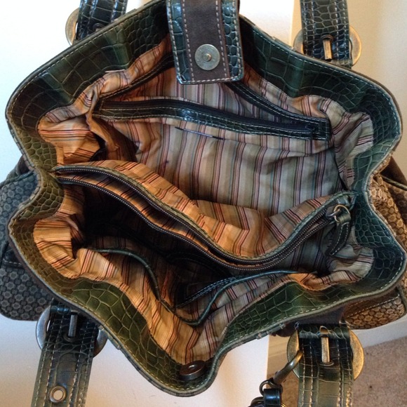 Green handbag - Picture 3 of 4