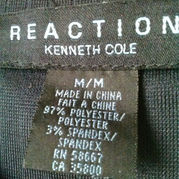 Mens Kenneth Cole Reaction black long sleeve shirt - Picture 3 of 4