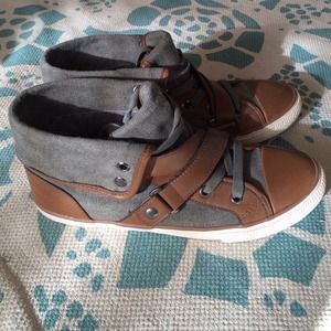 ALDO canvas & vegan leather sneakers