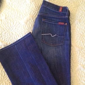7 for all man kind boot cut jeans!