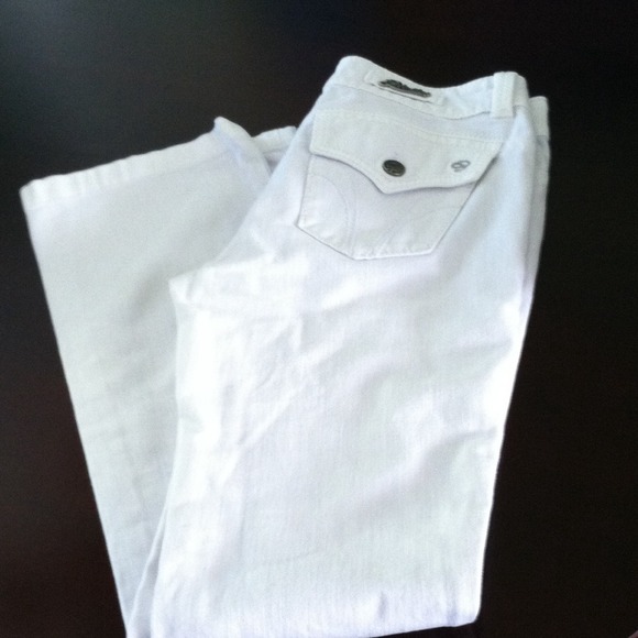 Serfontaine white denim jeans