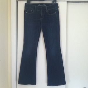 Worn once American Eagle dark wash Artist jeans