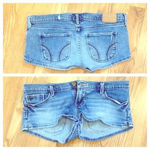 hollister jean shorts
