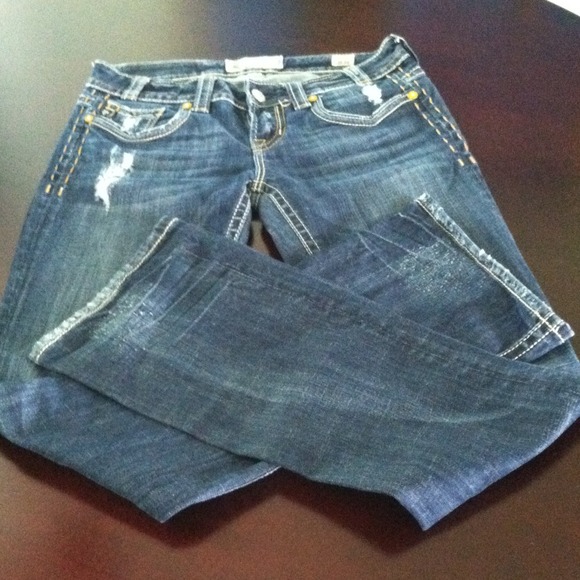 MEK denim boot cut jeans