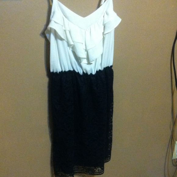 B&W dress