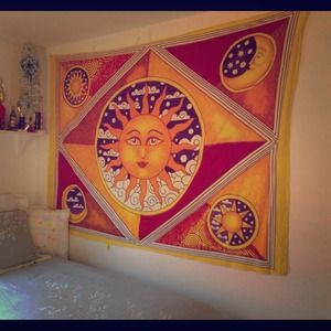 Sun & moon wall tapestry!