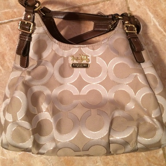 Khaki Coach purse