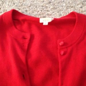 J. Crew Sweaters - J. Crew red sweater cardigan J. Crew Sweaters - J. Crew red sweater cardigan