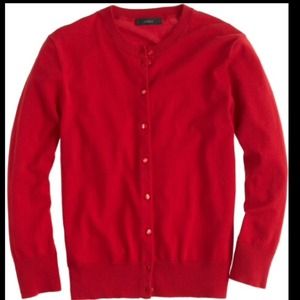 J. Crew Sweaters - J. Crew red sweater cardigan J. Crew Sweaters - J. Crew red sweater cardigan