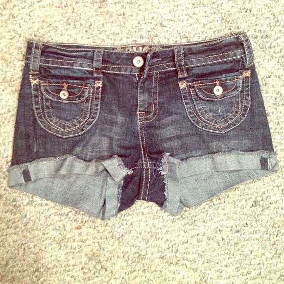 Denim shorts