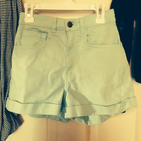American Apparel High waisted shorts