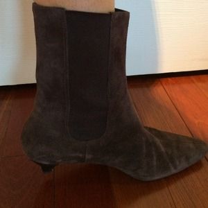 Talbots suede ankle boots