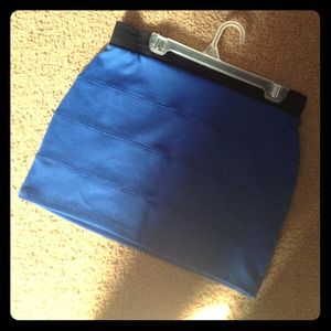 Blue skirt