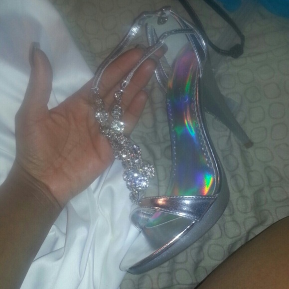 Silver Prom Shoes
