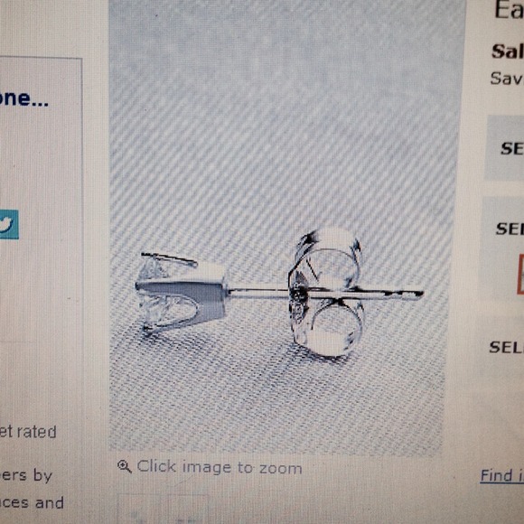 1/3 ct. Diamond Earrings - Picture 4 of 4