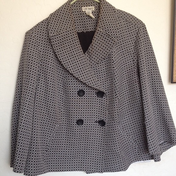 Black print Blazer and Pant set.