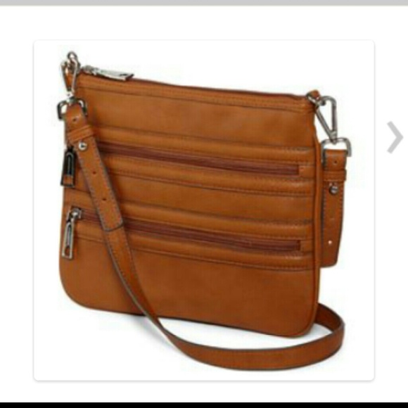 SOLD: Cognac Crossbody Purse