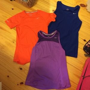 🌟REDUCED BUNDLE🌟 NIKE dry fit run tops