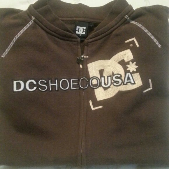 Men's SZ Large DC Brown Zip Bundle @rebecca3908