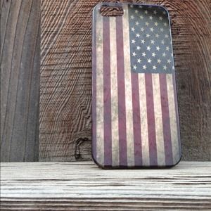 iPhone 5 Vintage Inspired American Flag Case