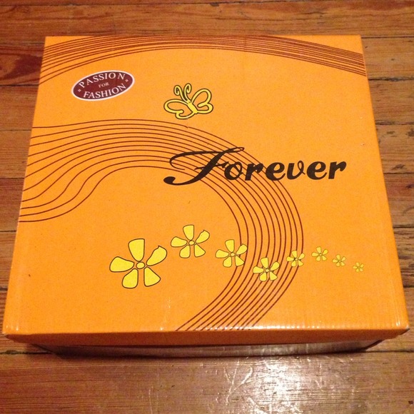 Knee high leather studded boots.