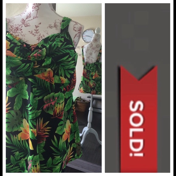 SOLD Junonia 3X-2X plus size swim dress