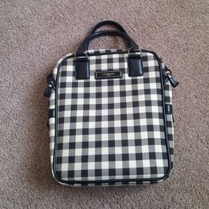 Liz Claiborne New York houndstooth lap top case