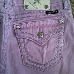 Bundle Miss Me Purple Bling Cutoff & Jean Shorts