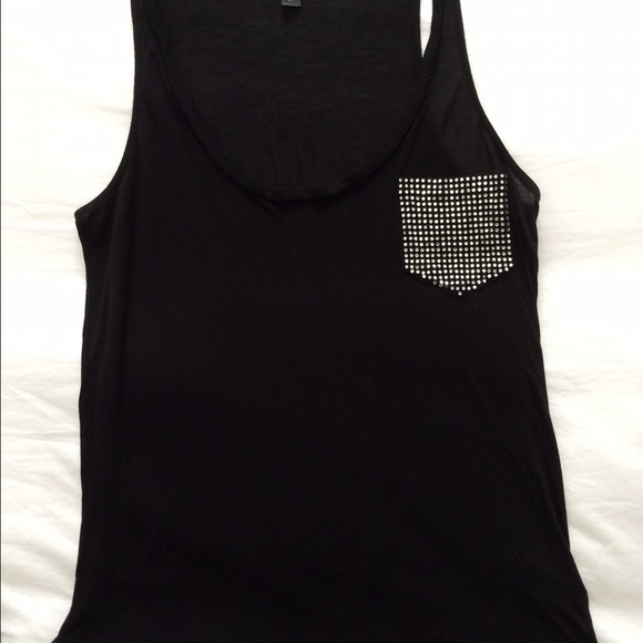Zadig & Voltaire sequin pocket tank