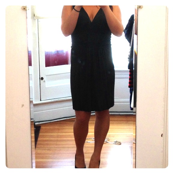 🚫SOLD LOCALLY🚫 Max Studio dark gray jersey dress