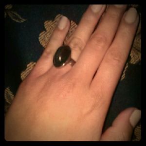 SOLD! Black Opal Stone Ring