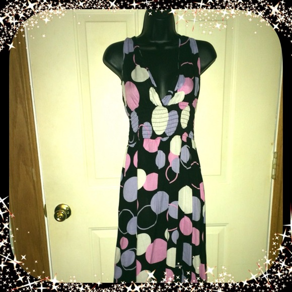 Polka dot maxi dress