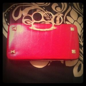Pink punk clutch wallet!